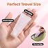 5ml 20 Pcs Refillable Empty Tubes Bottles Squeezable Sample Containers Translucent Surface Travel Sample Bottles for Toothpaste Shampoo Facial Cleanser Lotion Hand Cream