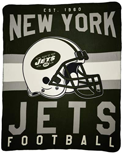 The Northwest Company NFL New York Jets Printed Fleece Throw 50 x 60-inches