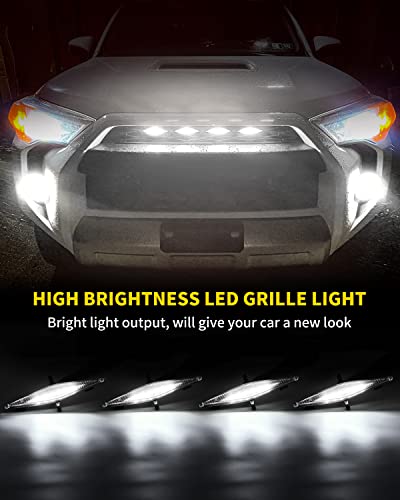 Lámparas LED blancas para parrilla frontal 4PCS miniatura 2