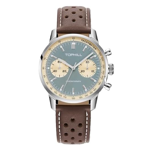 TOPHILL Vintage Seagull ST1901 Mechanical Chronograph Watch