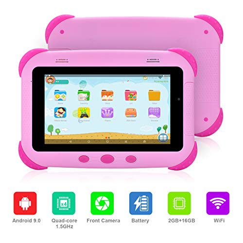 Latest Kids Tablet, 2019 Newest Edition with 2GB RAM Faster Speed, 16GB ROM