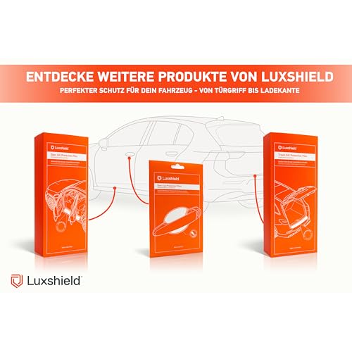 Luxshield Ladekantenschutz Folie für VW Touran 2 (II) 5T I 2015-2025 - Stoßstangenschutz, Kratzschutz, Lackschutzfolie - Transparent