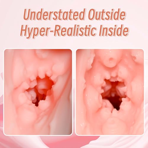 Image of Realistic Milk Bottle Male Masturbator, Pocket Pussies, Sex Dolls for Men Sexy Pleasure, Enhances Men's Pleasure Male Masturbators, Sex Toy for Adult Men's Masturbation, Flesh