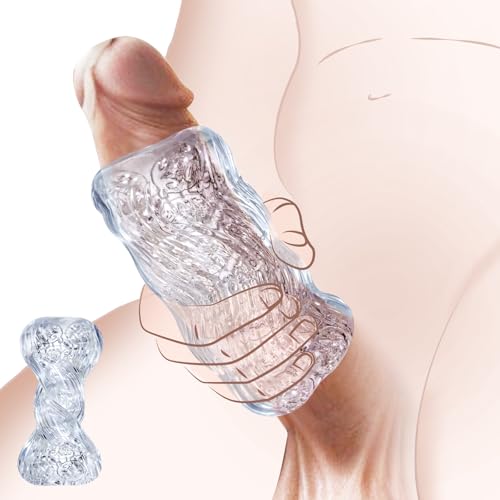 Male Masturbator Sex Toys for Men Pocket Pussy Stroker IMOTANI Flesh Realistic Light Penis Cock Sleeve Training Adult Toys TPE Masturbation Handjob Glans Training Tool Penis Trainer Massager (small)