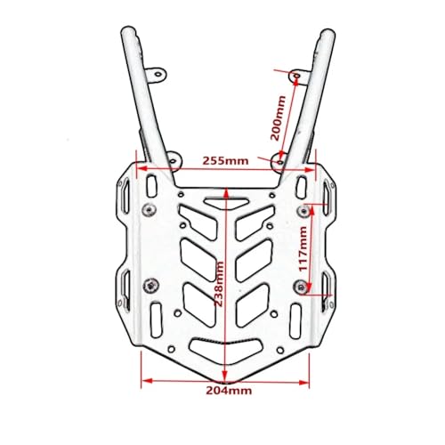 Support de valise arrière pour ADV160 structure robuste premium