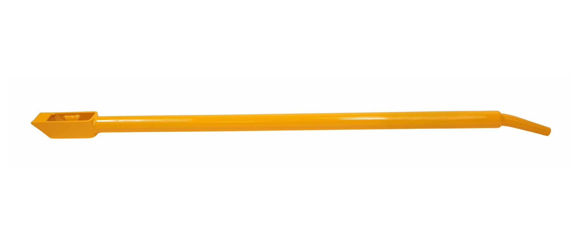 Mytee Products 39.5" Combination Winch Bar for Flatbed Trailer - Yellow Powder Coated Carbon-Steel Combo Winch Bar with Non-Slip Handle &amp; Square Head for Chain Lever Binders