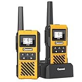 Gaswei G1pro IP67 Waterproof FRS Heavy Duty Long Range Walkie Talkies for Adults, vibrate Rechargeable 2 watt Emergency Two Way Radios, 22 Channel Walky Talky with Li-ion Battery, VOX ，USB-C (2pack)