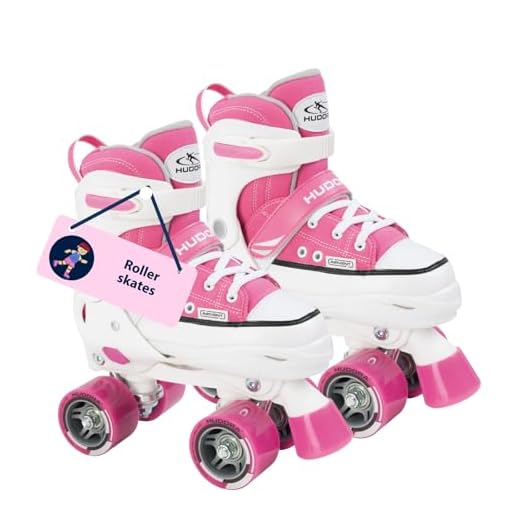 HUDORA Rullskridskor rullskridskor för barn, rosa, 32–35