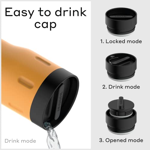 Bobber - 16 Oz Vacuum Insulated Stainless Steel Travel Coffee Mug With 100% Leakproof Lid And Gift Box (Ginger Tonic) #TOP3