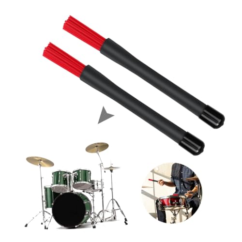 Baquetas profesionales para batería color rojo miniatura 4