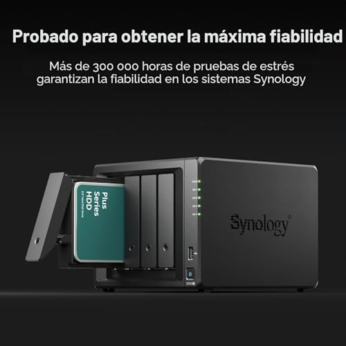 Disco duro Synology HAT3300-2T con 2TB de almacenamiento interno para NAS 6