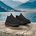 Shoes for Crews Women's Slip-Resistant Work Sneakers – Comfortable, Non-Slip Work Shoes for Women in Food Service, Healthcare, Hospitality - Everlight, Black, Size 9 Wide