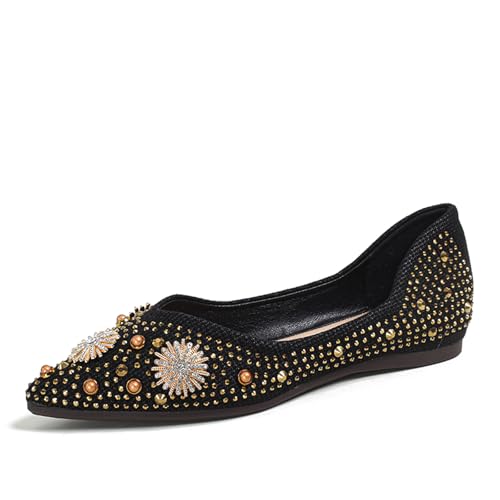 Escarpins femme petit talon anti-fatigue ballerines chic HROYL