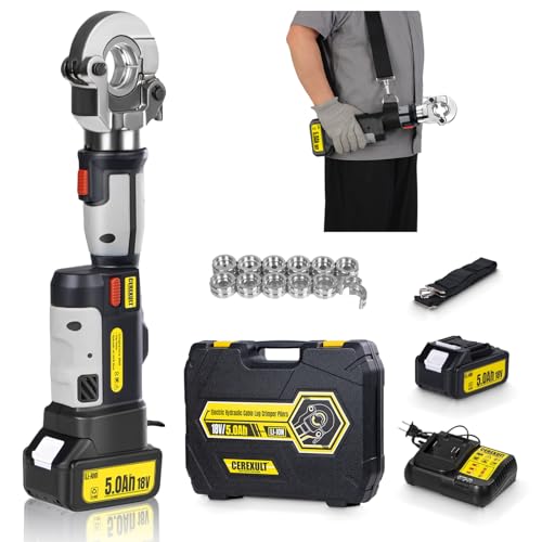 Electric Hydraulic Crimping Tool 12 Ton Rechargeable