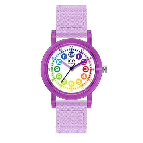 ICE-WATCH - Ice Learning Purple Learning - Montre Violette pour Fille avec Bracelet en Nylon -...