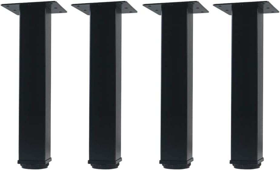 PRAMUKH FASHION Adjustable Metal Desk Legs, Square Office Table Furniture Leg, Set of 4 (4 Inch, Black) (10 Inch) (B0BS6S1KZC) Amazon Price History, Amazon Price Tracker