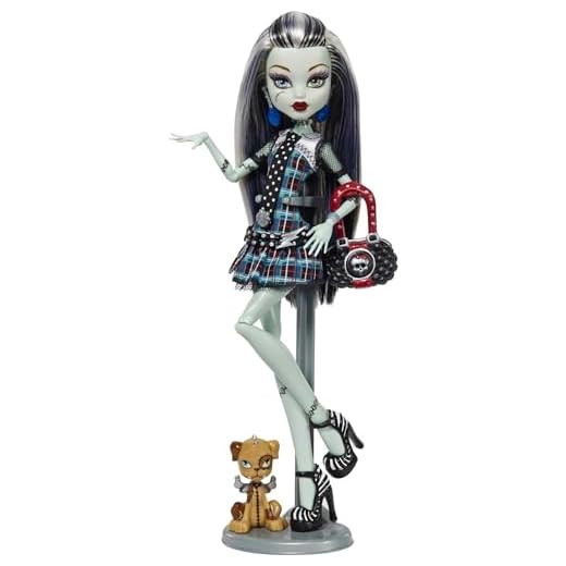 Monster High Frankie Stein Boo-Riginal Creeproduction Doll with Doll Stand & Accessories
