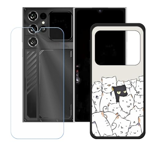 CongJiaLingXi �V���R�[�� �J�o�[�K�p Oukitel C62 GT (6.88") + HD �E �����K���X - WZ21