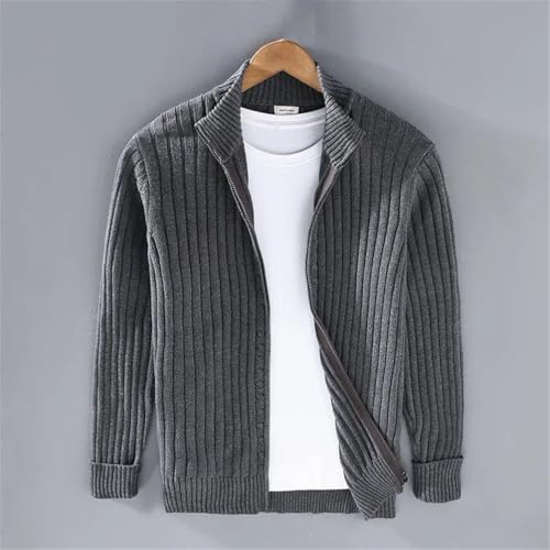 Men's Cotton Cardigan Sweater Winter Casual Slim Fit Knitted Long Sleeve Sweaters2