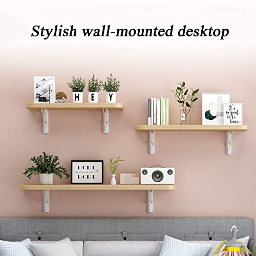 Table d'ordinateur portable suspendue en bois naturel premium - 7