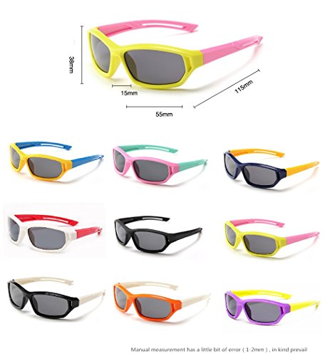 DAUCO Occhiali da Sole per Bambini Gommati