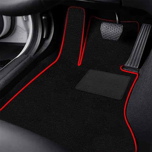 Tapis de sol de voiture Série 3 E93 Cabriolet 2007-2012 revêtement sol orange