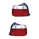 Heckleuchte rechts Rückleuchte Heckleuchte Set links & rechts rot P21W P21/5W R10W PY21W ohne Lampenträger für Model 3er Compact E36