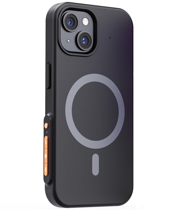 Coque pour iPhone 15 fine et légère compatible charge sans fil par induction