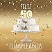 Produktbild Feliz 50 Cumpleaños: Libro de visitas con 110 páginas - Couverture Oro