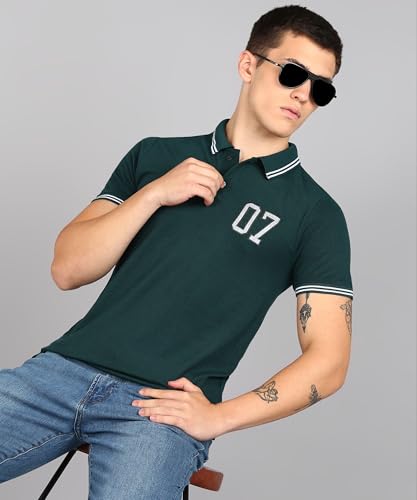 Image of INKKR Men's Soild Half Sleeve Polo T-Shirt Combo