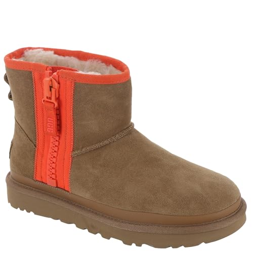 UGG Women's Classic Mini Zipper Tape Logo Boot