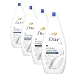 Dove Gel de Baño Cuidado Indulgente Con crema hidratante 720 ml (Paquete de 4)
