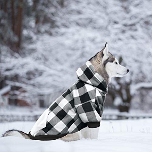 Plaid Dog Hoodie Pet Clothes Sweaters With Hat X-Large (Pack Of 1) #TOP5