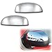 AutoModZone Chrome ABS Side View Mirror Upper Top Half Mirror Cover 2-pc Set for 07-14 Chevy Silverado Suburban Tahoe Avalanche / GMC Sierra Yukon / Cadillac Escalade