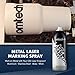 OMTech Laser Marking Spray, Metal Laser Marking Fluid for CO2 Laser Engravers, 13oz Aerosol High Contrast Black Spray for Laser Engraving Metal, Laser Ink Agent for Aluminum Stainless Steel Brass More