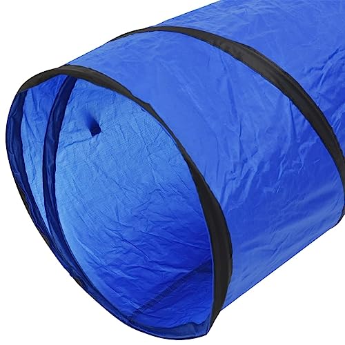 Túnel para perros resistente a la intemperie Mangloder plegable de 5 metros 6