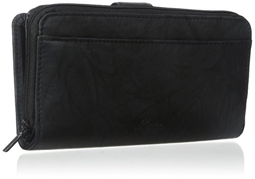 Buxton Women's Heiress Checkbook Wallet, Black, One Size #TOP1