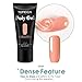 TOMICCA 60ML Poly Nail Gel Builder Nail Extension Gel Nail Enhancement Nail Thickening Solutions (Pink)
