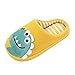 Produktbild Lilicat Winter Hausschuhe mit Harte Sohle - Warm Bequem Weich, Unisex-Kinder Baumwolle Pantoffeln Wärme Weiche Hausschuhe Kuschelige Home rutschfeste Slippers mit Cartoon
