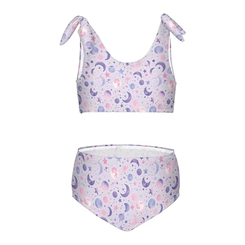 Image of Girls Two Piece Tankini Swimsuits Summer Bathing Suit Beach Swimwear Set