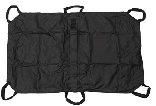 Transport Stretcher for Dogs | Emergency Animal Carrier with Safety Strap | 250 Pound Weight Limit | Pet Stretcher Size: 47 L X 29 W inches Pet Carrier (Black)
