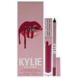 Kylie Cosmetics Matte Lip Kit - 102 Extraordinary for Women - 2 Pc 0.10 oz Matte Liquid Lipstick,...