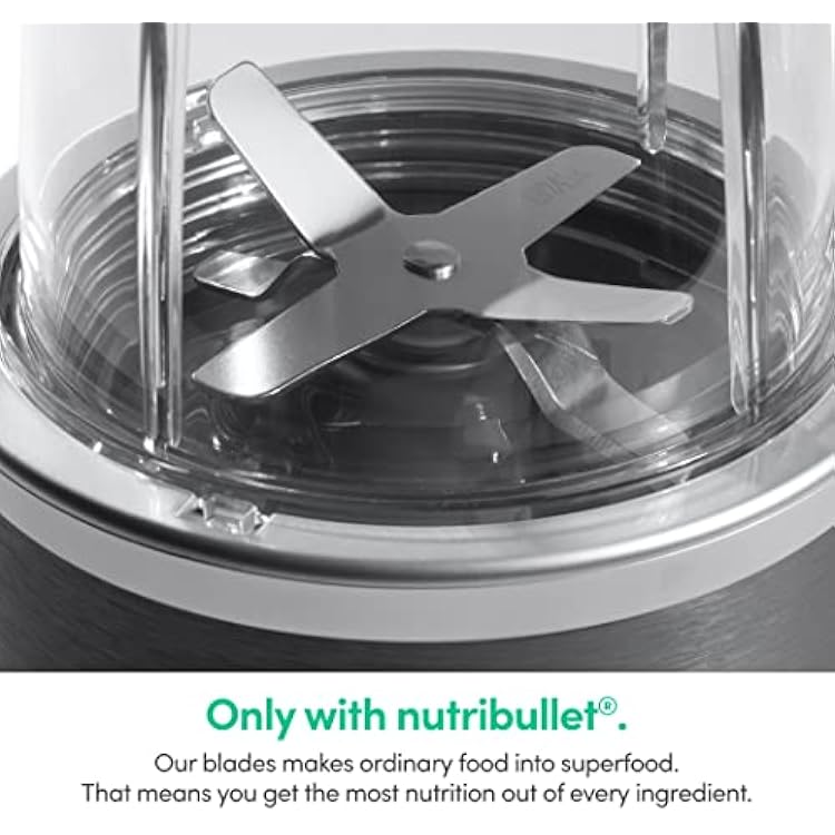 Nutribullet 600W Nutrient Extractor, 6pcs