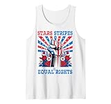 Stars Stripes And Equal Rights 4th July Patriotic Activist Tank Top