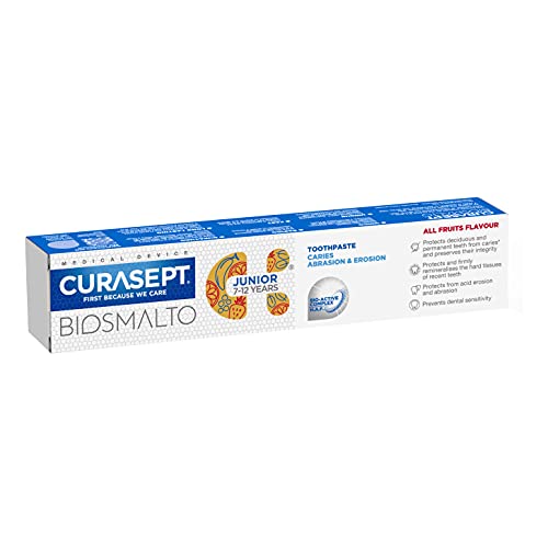 Curasept Biosmalto dentifricio junior 7-12 anni 75 ml - gusto tutti frutti