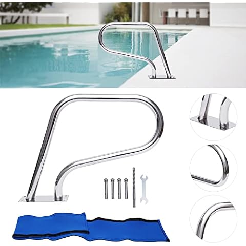 Rampe de Piscine Aohuada en Acier Inoxydable Cover