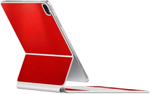 Vista 92 de SopiGuard Skin for 2021 Magic Keyboard Case 12.9 - Adhesivo de vinilo de precisión de borde a borde superior, teclado y panel trasero (gris carbono)