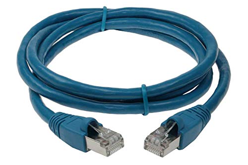 Cable SF 5ft Cat 6A STP Ethernet RJ45 Azul miniatura 1