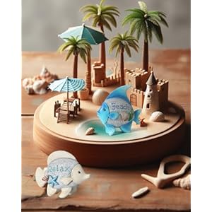 Coastal Charm Resin Fish Figurines Set of 2 Decorative Relax Beach Decor Nautical Themed 44 Statues for Home Hotel Fishes