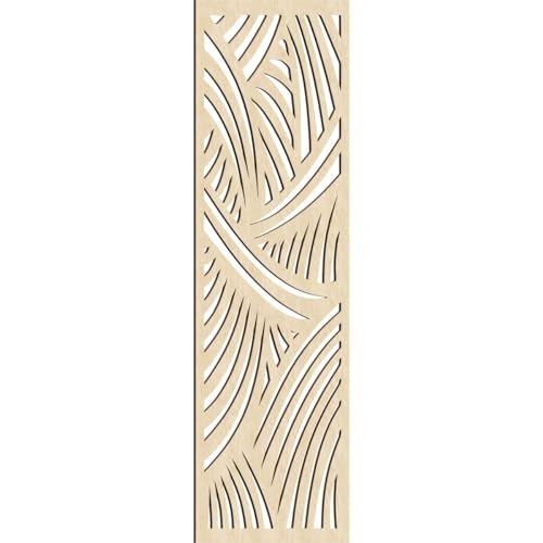 Image of 33 3 /8 inchW x 84 3 /8 inchH x 3 /8 inchT Chester Decorative Fretwork Wood Wall Panels, Birch